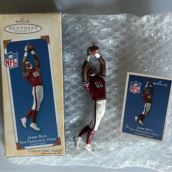 Jerry Rice Ornament - Picture 2 of 3